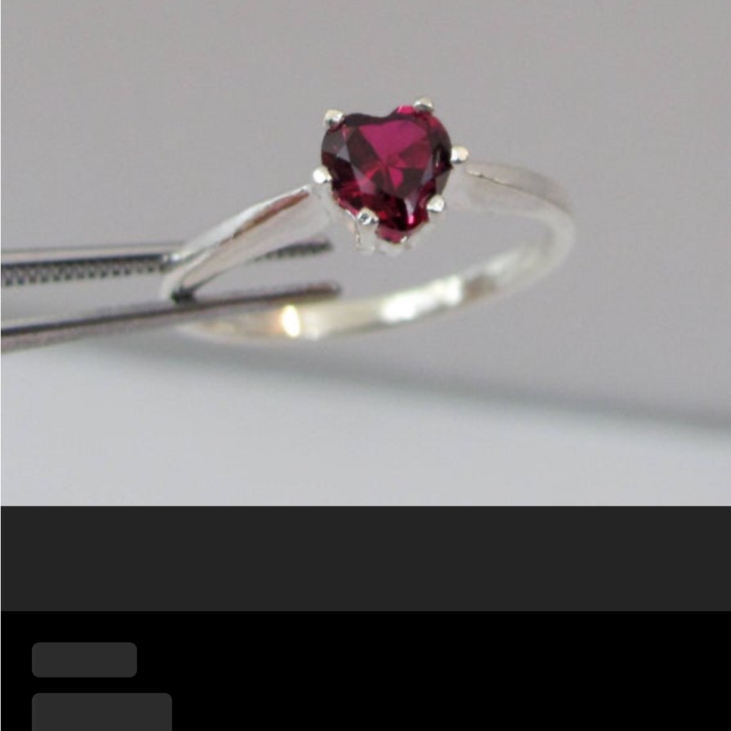 Ruby Heart Ring